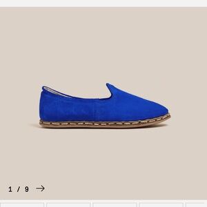 Electric Blue Suede Sabah Shoe size 38